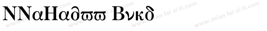MMaGauss Bold字体转换
